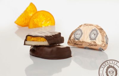 Греческие Конфеты Апельсин Марципан LAURENCE